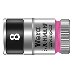 Wera Wera Zyklop 1/4" socket with holding function - Metric 8.0