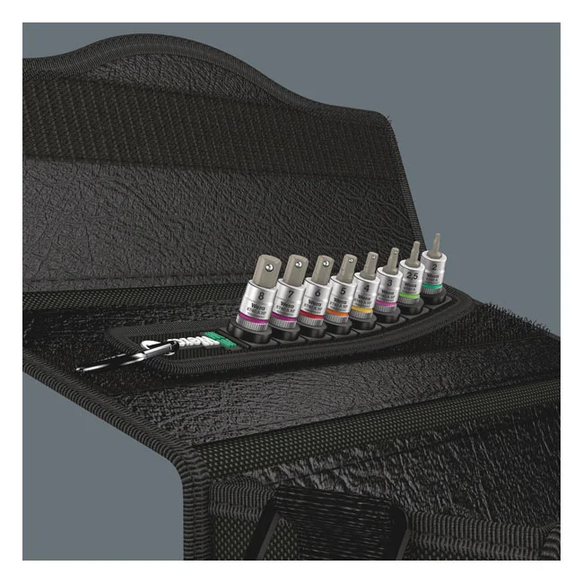 Wera Socket belt with 1/4" drive hex socket bits - US sizes