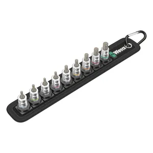 Wera Wera socket belt with 1/4" drive hex socket bits - US sizes