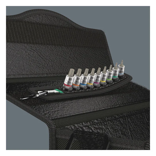 Wera Socket belt with 1/4" drive Torx® socket bits