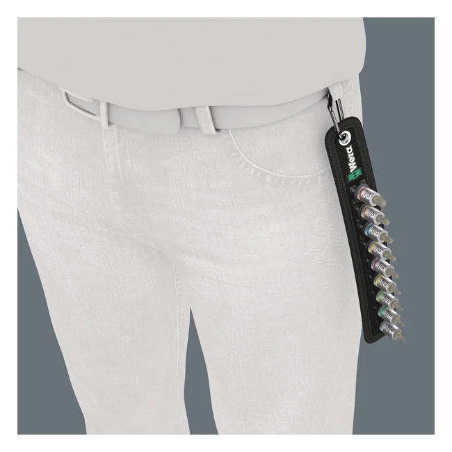 Wera Socket belt with 1/4" drive Torx® socket bits