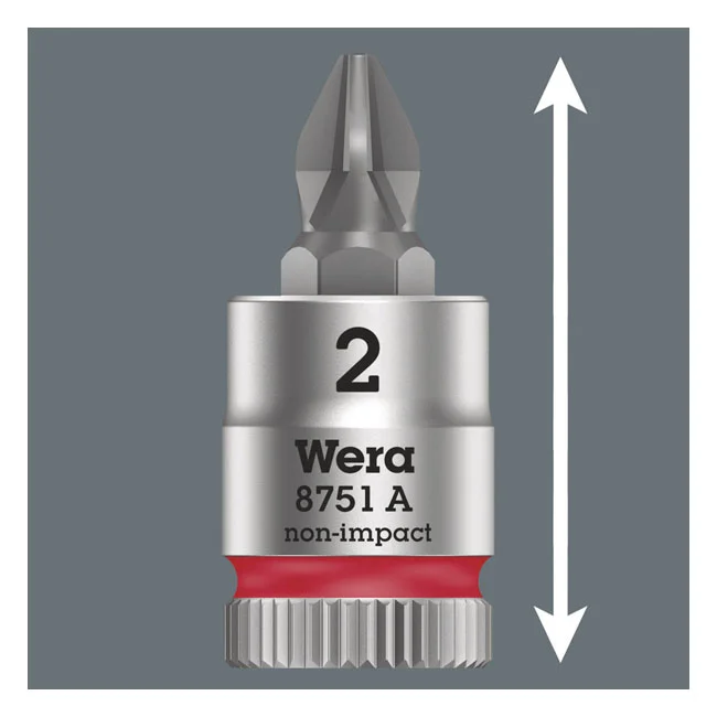 Wera Zyklop 1/4" Phillips socket bit