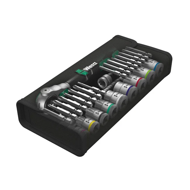 Wera Zyklop ratchet kit 29 pcs. 3/8" drive Metric sizes