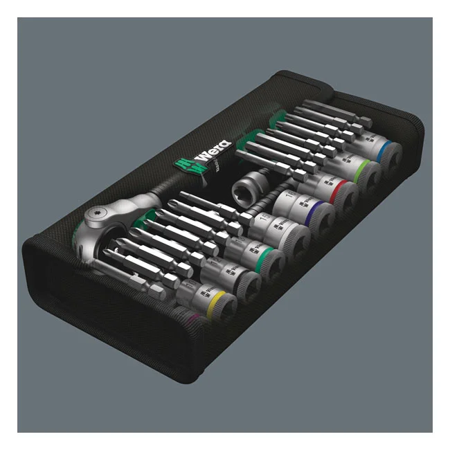 Wera Zyklop ratchet kit 29 pcs. 3/8" drive Metric sizes