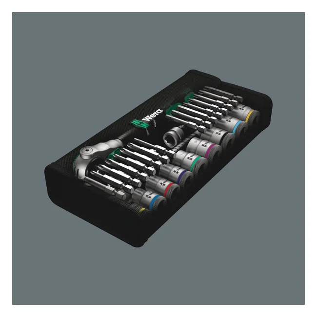 Wera Zyklop ratchet kit 29 pcs. 3/8" drive US sizes