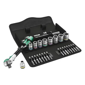 Wera Wera Zyklop ratchet kit 29 pcs. 3/8" drive US sizes