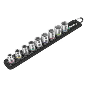 Wera Wera socket belt with 3/8" drive hex sockets - Metric