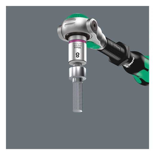 Wera Zyklop 3/8" Hex socket bit w/ holding function US sizes