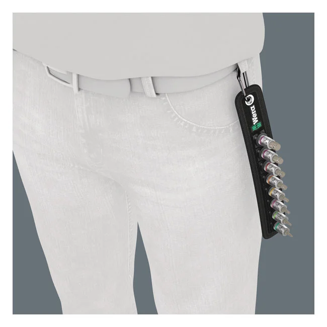 Wera Socket belt with 3/8" drive Hex sockets - Metric