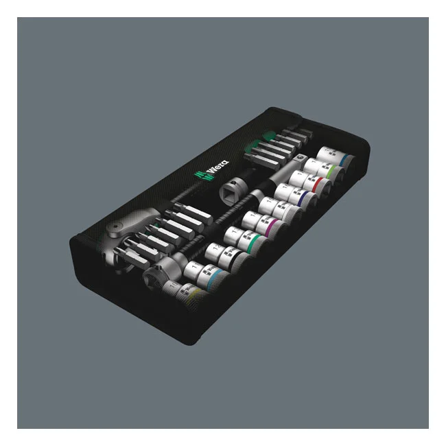 Wera Zyklop speed ratchet kit 1/2" drive - Metric sizes