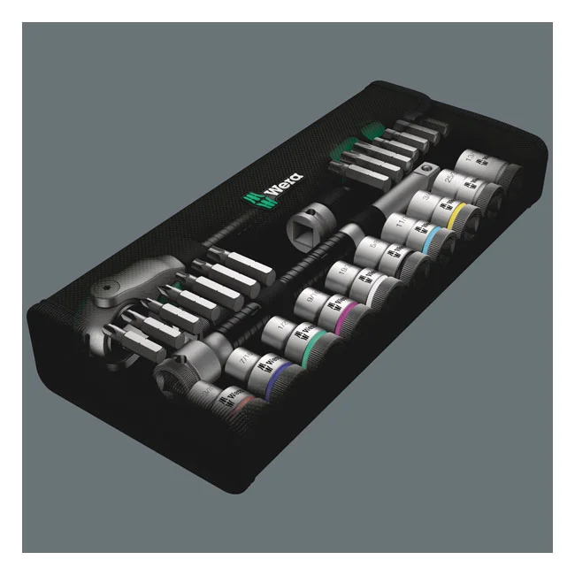 Wera Zyklop speed ratchet kit 1/2" drive - US sizes