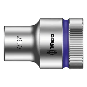 Wera Wera Zyklop 1/2" socket - US sizes 7/16"