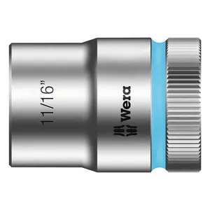Wera Wera Zyklop 1/2" socket - US sizes 11/16"