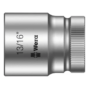 Wera Wera Zyklop 1/2" socket - US sizes 13/16"