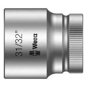 Wera Wera Zyklop 1/2" socket - US sizes 31/32"