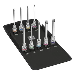 Wera Wera Zyklop 1/2" drive extended Torx® socket bit set
