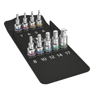 Wera Wera Zyklop 1/2" drive Hex socket bit set - Metric