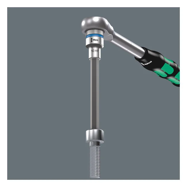 Wera Zyklop 1/2" drive extended Hex socket bit set - Metric