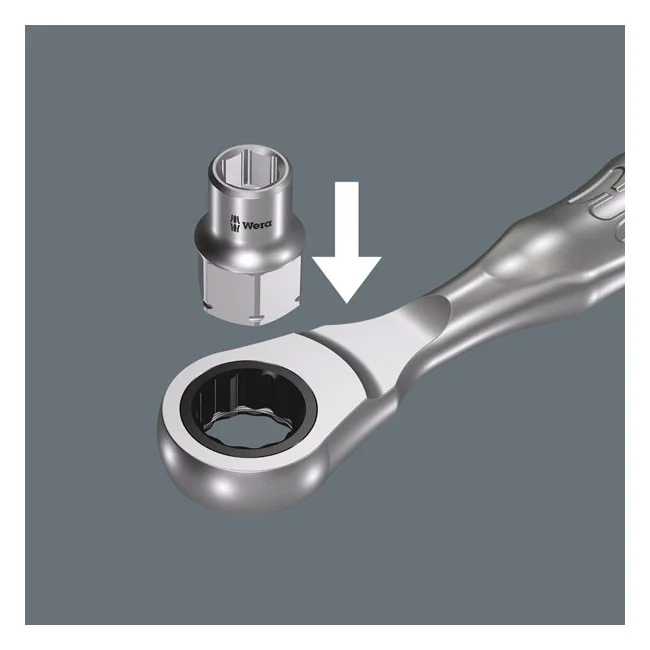 Wera Zyklop ratchet kit Kraftform Mini 2, 1/4" drive Metric