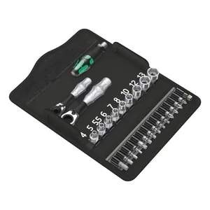 Wera Wera Zyklop ratchet kit Kraftform Mini 2, 1/4" drive Metric
