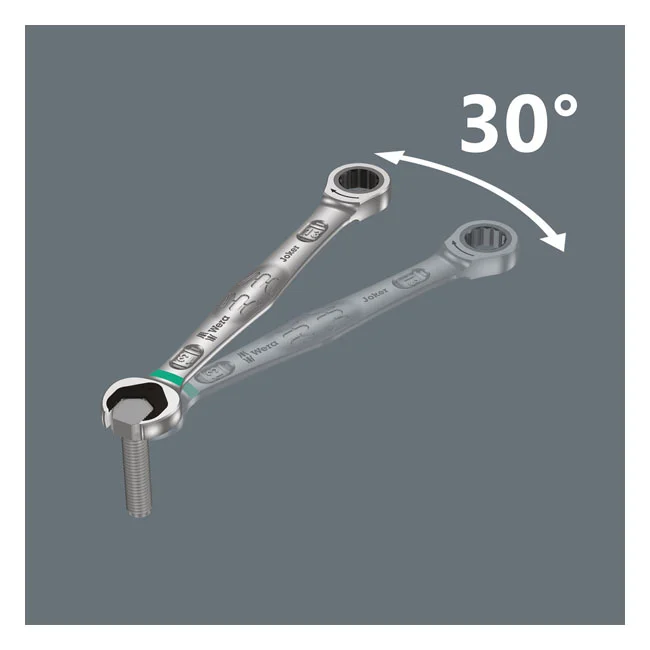 Wera Ratcheting wrench open/ box end 10mm Joker - Metric