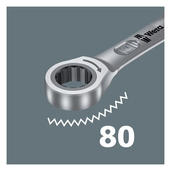 Wera Ratcheting wrench open/ box end 9/16" Joker - US sizes