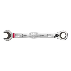 Wera Wera ratcheting wrench Joker switch open/box end - Metric 17