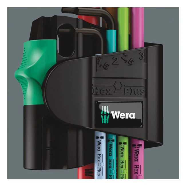 Wera Hex key set multicolor Magnet - Metric