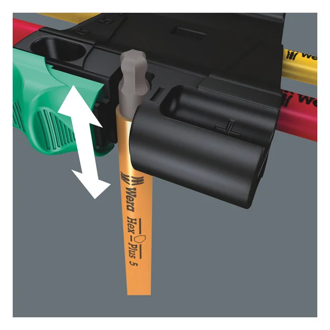 Wera Hex key set multicolor Magnet - Metric