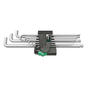 Wera Wera hex key set short chrome - Metric