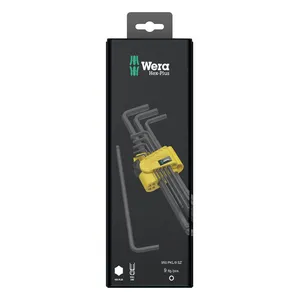 Wera Wera hex key set blacklaser - US sizes