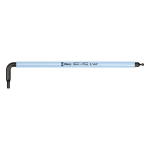 Wera Wera hex key multicolor ice blue - US sizes 5/64"