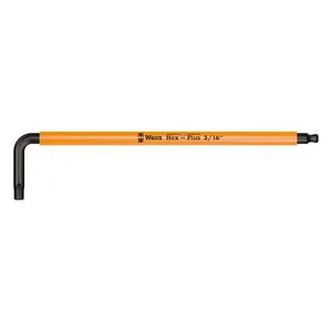 Wera Wera hex key multicolor bright orange - US sizes 3/16"