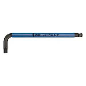 Wera Wera hex key multicolor blue - US sizes 3/8"