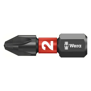 Wera Wera 1/4" bit for Phillips screws Impaktor PH2