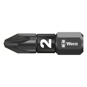 Wera Wera 1/4" bit for Pozidriv screws Impaktor PZ2