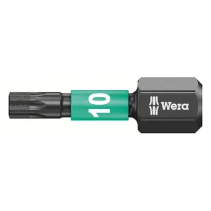 Wera Wera 1/4" bit for Torx® screws Impaktor TX10