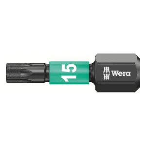 Wera Wera 1/4" bit for Torx® screws Impaktor TX15
