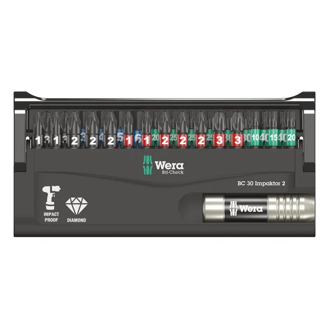 Wera Bit-check 30 pcs. kit Impaktor 2