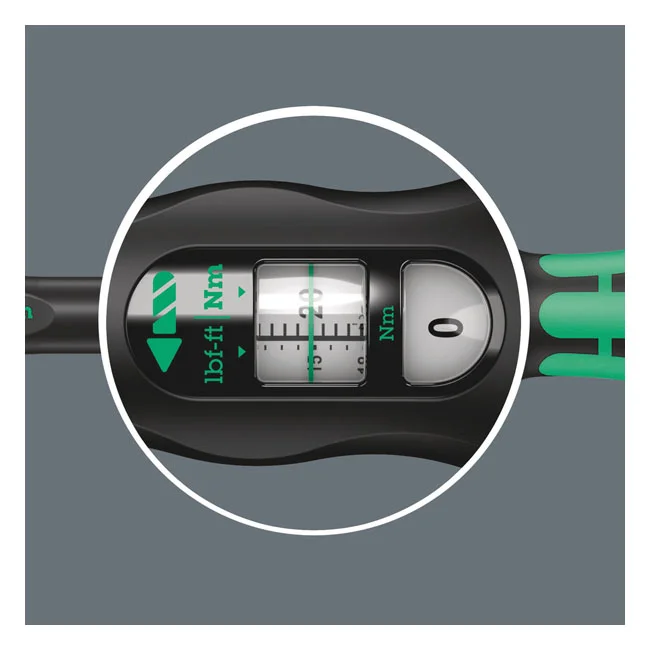 Wera 3/8" drive torque wrench 20-100 Nm with ratchet - 2017-07