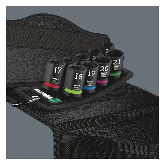 Wera Impaktor 1/2" hex socket set - Metric