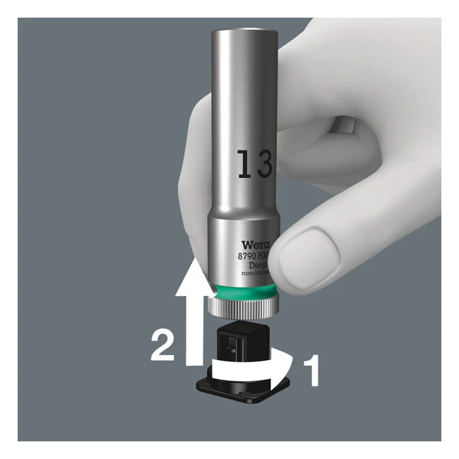 Wera Socket belt with hex deep sockets - Metric