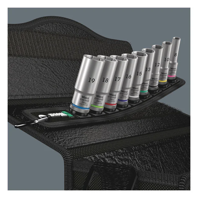 Wera Socket belt with hex deep sockets - Metric