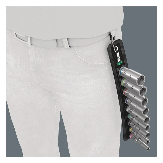 Wera Socket belt with hex deep sockets - Metric