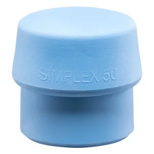 Halder Halder insert for Simplex mallet 50mm Blue TPE - soft
