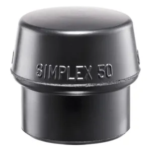 Halder Halder insert for Simplex mallet 50mm rubber - Medium hard