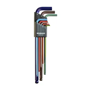 Bondhus Bondhus, ColorGuard™ allen head/ball-end L-wrench set metric