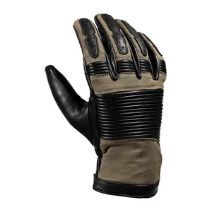 John Doe John Doe gloves Durango black/camel CE appr.