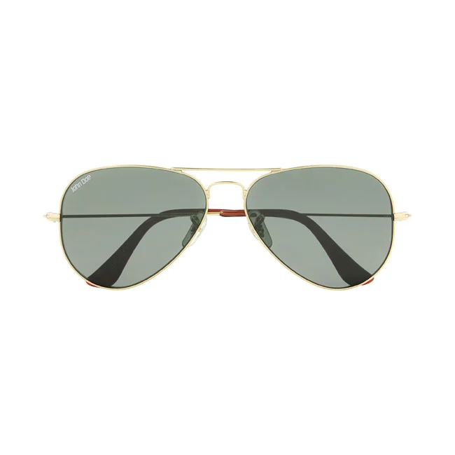 John Doe Doe Aviator sunglasses shiny gold