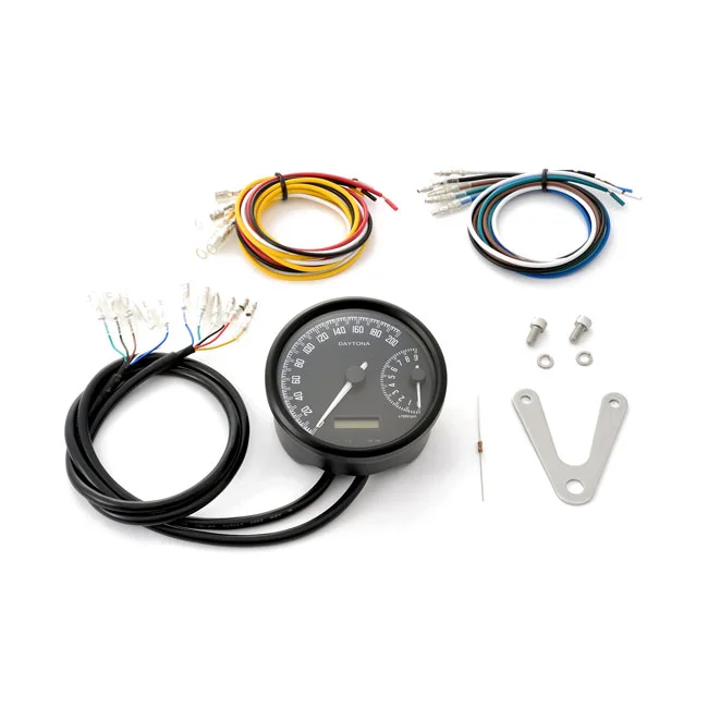 Daytona Velona speedo & tachometer 80mm 200 Kmh/9000rpm